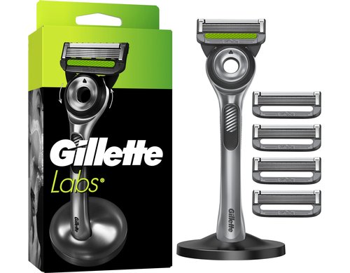 Gillette Labs Klingen 5er & HS 5er + Handstück + Wandhalterung