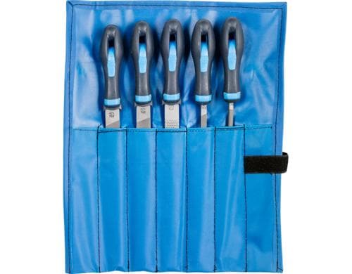 PFERD Werkstattfeilen/-raspel Set 5-tlg 200mm, in Rolltasche