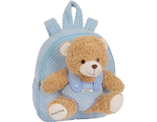 Safta Kinderrucksack mit Teddy blau 4.65 l