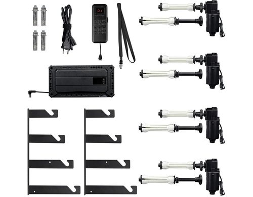 Dörr Funkt Motor Rollenaufhänger für 4 Papierhintergründe