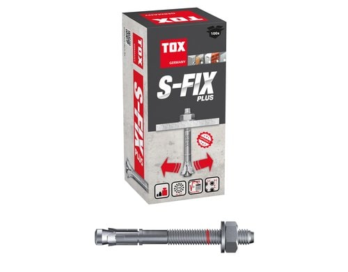 Bolzenanker S-Fix Plus M8x60/3 mm