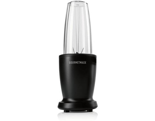 GOURMETmaxx Smoothie Maker 500W schwarz Set 2 Becher, Mixer,
