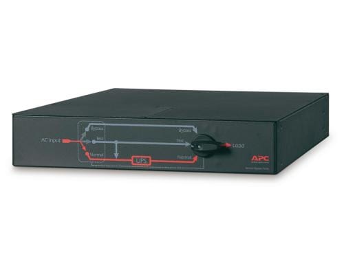 APC Rack Service Bypass Panel SBP5000RMI2U IN: 32A 1xC20 (IEC320), OUT: 2xC19, 8xC13