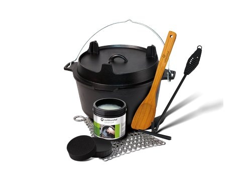 DUTCH OVEN NO. 09 8.5L SET/5 Gusseisentopf mit 8,5 Liter