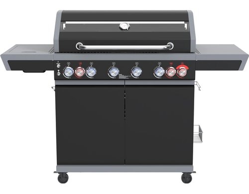 GASGRILL 6B + 1SBINKL. SCHLAUCH 93 x 44 CM, 28.5kW