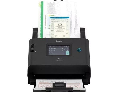 Canon DR-S350NW Dokumentenscanner 50 Seiten/Min, 9'000 Scanvorgänge am Tag
