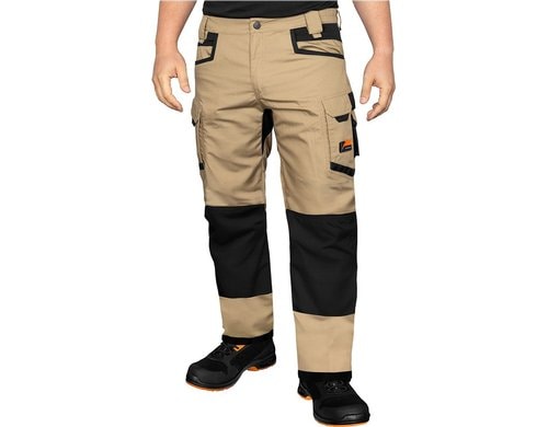ACE Constructor Herren-Arbeitshose lang lang - Beige - 58
