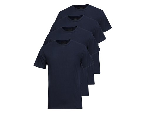 Switcher 4er-Pack Unisex T-Shirt Max Marineblau, L