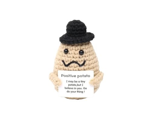 I Am Creativ Glücksbringer Positiv Potato mit Hut