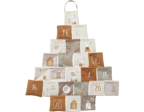Boltze Adventskalender Halmstad Leinen, Polyester