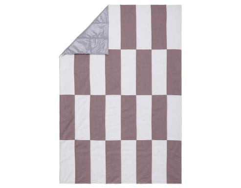 URBANARA Picknickdecke 180x120cm Tamina Taupe & Natur