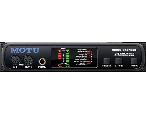 Motu micro express 4x6 USB MIDI interface