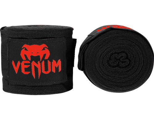 Venum Kontact Boxing Hand Wraps 2.5m Black/Red ,Länge  2.5m