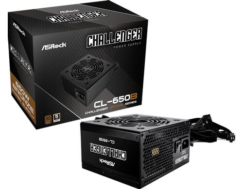 ASRock Challenger CL-650B 80+ Bronze Power Supply Unit
