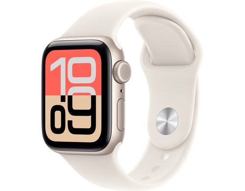 Apple, Watch SE 3 40 mm LTE Sport Band Star mit Starlight Sport Band - M/L