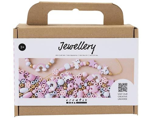 Creativ Company Mini Bastelmix Schmuck pastellfarben, inkl. Anleitung