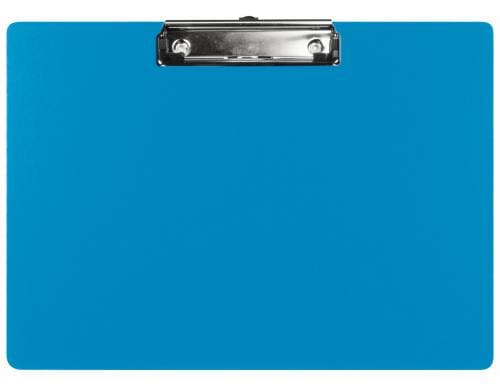 Biella Schreibplatte Scripla A4 quer blau, mit Klemm-Mechanik