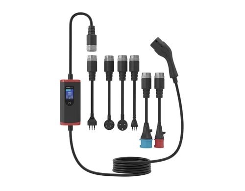 F.Power Reiseladegerät Freyja 11kW 6 Adapter (CH, D, I, UK, CEE blau, CEE rot)