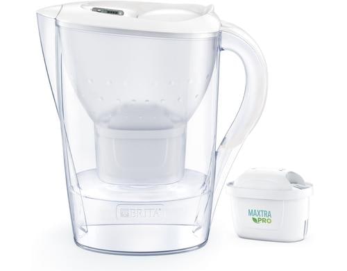 Brita Tischwasserfilter marella weiss pro Fassungsvermögen Wasserkrug: 2.4 Liter
