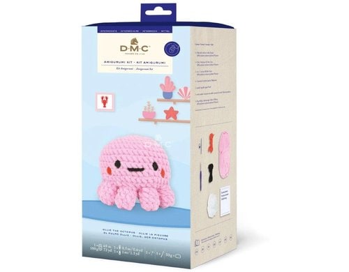 DMC Oktopus XL Amigurumi Häkelset Grösse ca. 13 cm
