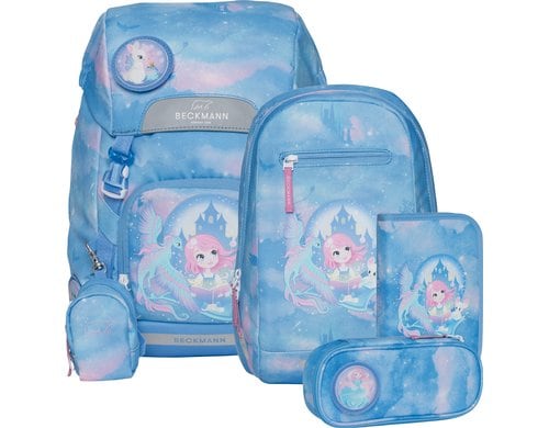 Beckmann Schulrucksack Classic Set Fairytale, 6-teilig