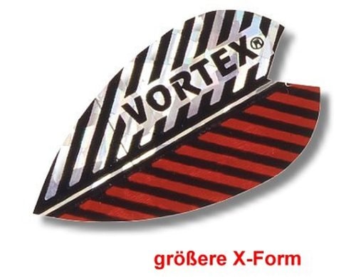 Karella Flight Vortex  X 3- rot-silber 3 Stück