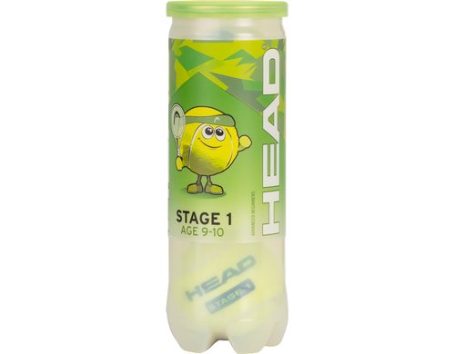 HEAD Tennisbälle Stage 1 3er-Pack Dose, 3 Bälle
