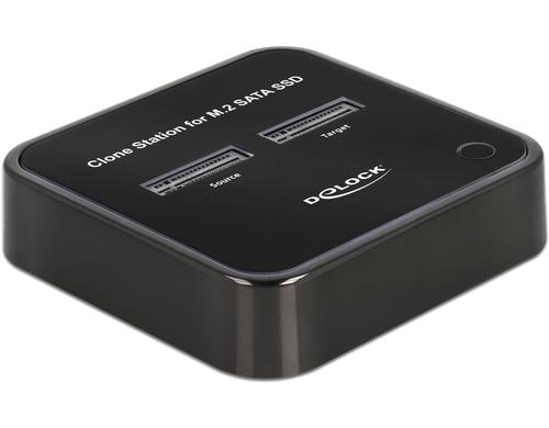 Delock USB M.2 Dockingstation für 2 x M.2 SATA SSD mit Klon Funktion