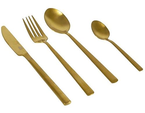Industrial-Besteck Bo-Camp Fairbanks 16-tlg. Farbe gold