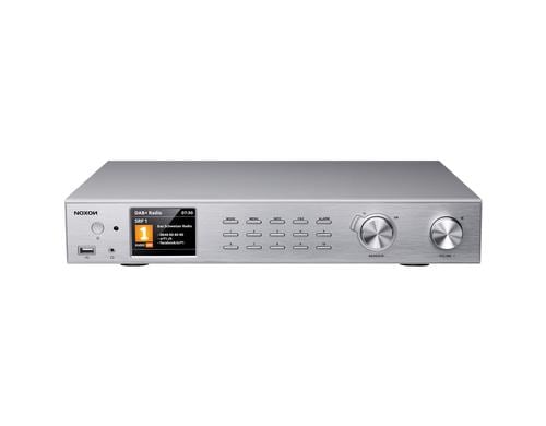 NOXON A571, DAB+ & Internetradio Tuner Silber, BT, USB, LAN & WLAN