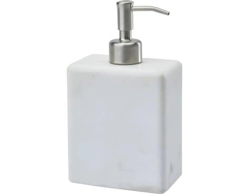 Aquanova Seifenspender Hammam, Naturstein 10x6x17.5 cm, Metall, Naturstein