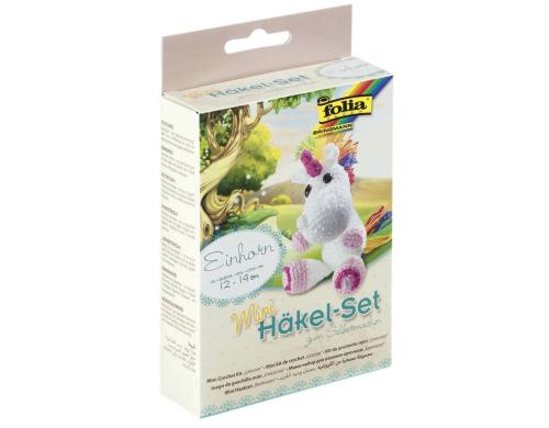 Folia Mini Häkelset Einhorn