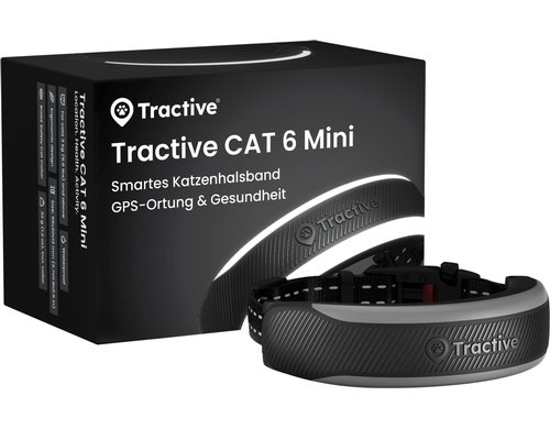 Tractive Katzen Tracker 6 Mini schwarz