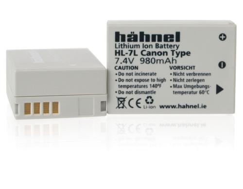 Hähnel Ersatzakku HL-7L , für Canon NB-7L Lithium-Ionen-Akku, 3,7V 980mAh
