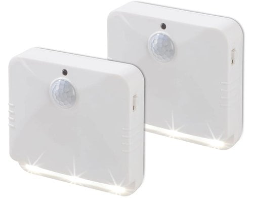 EASYmaxx LED-Sensorlicht 2er Set mit Bewegungsmelder