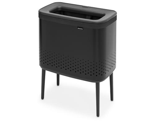 Brabantia Wäschebox BO 60 Liter Matt Black Inhalt 60 Liter, Matt Black
