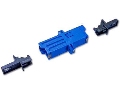 Lightwin LWL Kupplung LSH-LSH, blau Simplex SM, LSH, 100% E2000-kompatibel