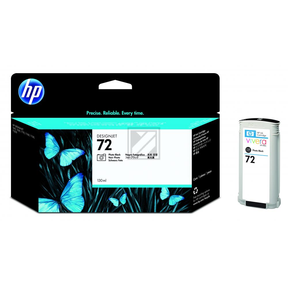HP Tinte Nr. 72 - Photo Black (C9370A) Tintenvolumen 130ml HP Tinte Nr. 72 - Photo Black (C9370A) Tintenvolumen 130ml