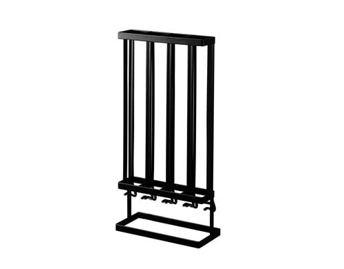 Yamazaki Kaffeekapselhalter TOWER Metall, 8x17.5x36cm (LxBxH), Schwarz