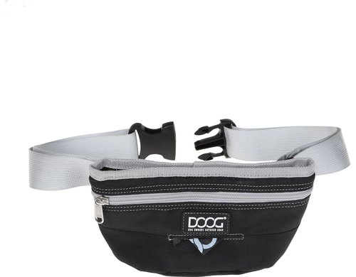 Doog Treat Pouch, Black / Grey, L