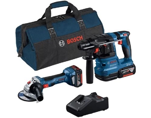 18V Profi Set GWS 18V-7+GBH 18V-22+2x4.