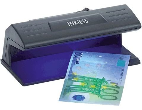 Rieffel Banknotenprüfgerät, schwarz 230V, 50 Hz, 9W