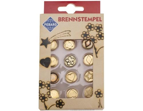 Glorex Brennstempel Formen 12-teilig