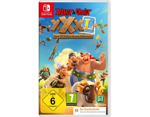Asterix XXXL Widder aus Hibernia, Switch Alter: 7+, Code in a Box
