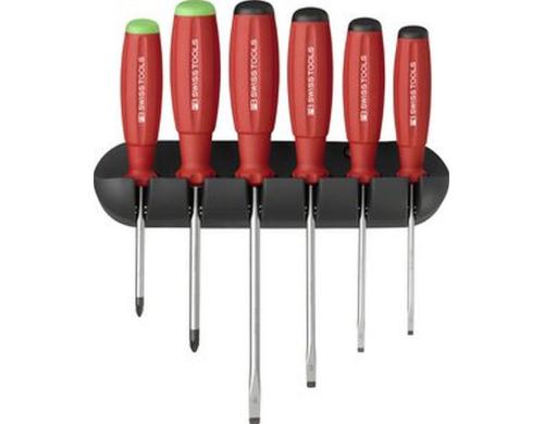 PB Schraubenziehersatz Swissgrip PB 8245 6-teilig mit Wandhalter