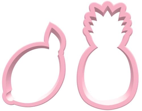 Backshop Ausstechformen Zitrone&Ananas Set 2 Stk