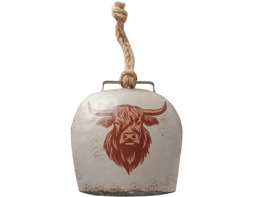 Boltze Kuhglocke Berta Metall, 14x8.5x13cm