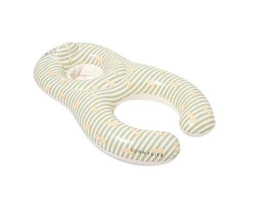 Float Together Baby Seat Duck Sage Stripe