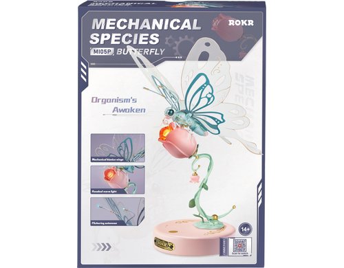 ROKR Mechanischer Blauer Schmetterling Robotime Bausatz