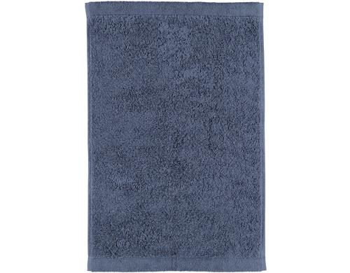 Cawö Gästetuch Lifestyle Uni 30x50 100 % Baumwolle, nachtblau